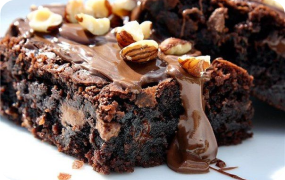 Brownie z orzechami 